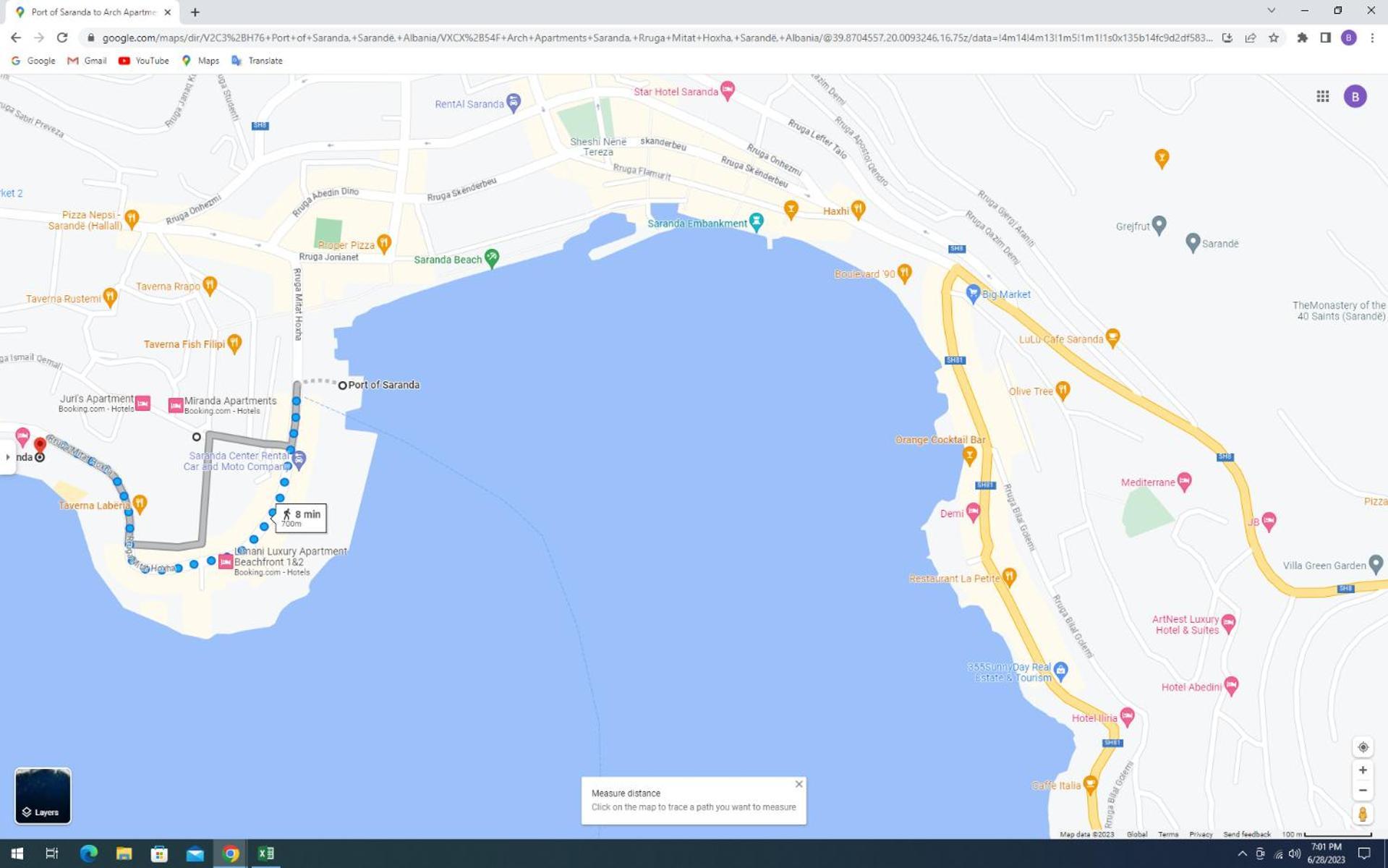 Duka Apts Саранде Екстериор снимка